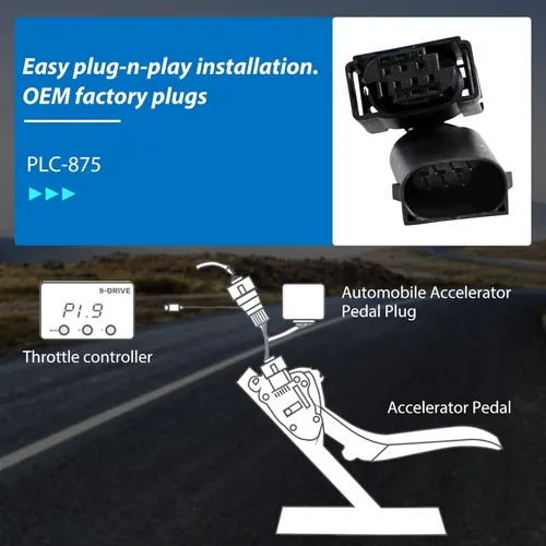 Miniatura 8 de Controlador de Respuesta de Acelerador 9Drive Compatible con BMW 2002+, HYUNDAI Genesis 2009+, Genesis Sedan 2010+, Genesis Equus 2009-2016, Genesis