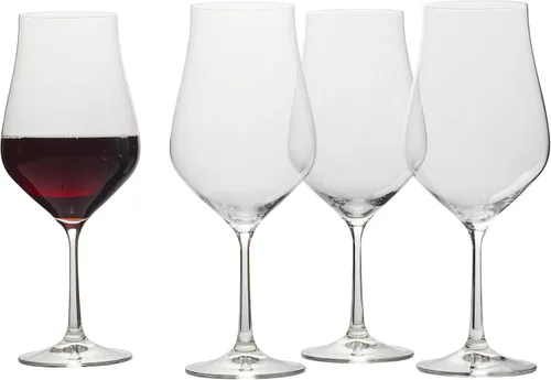 Miniatura 5 de Mikasa Grace - Juego de 4 copas de vino tinto burdeos, 22 onzas