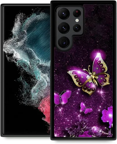Miniatura 48 de ZHEGAILIAN Funda compatible con Samsung Galaxy S22 Ultra, antideslizante, de poliuretano termoplástico suave, a prueba de golpes, compatible