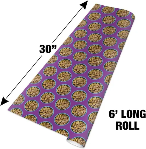 Miniatura 7 de GRAPHICS & MORE Willy Wonka and the Chocolate Factory - Rollos de papel de regalo con logotipo
