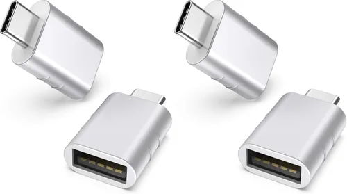 Miniatura 10 de Syntech Paquete de 2 adaptadores USB C a USB, adaptador USB C macho a USB 3 hembra compatible con iPhone 17 Pro Max, MacBook Pro Air 2024, iMac