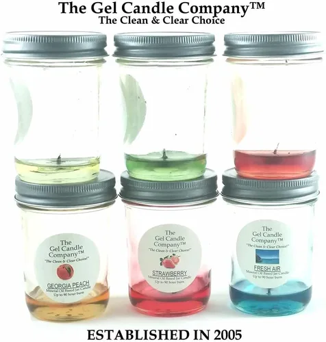 Miniatura 5 de Galletas de jengibre con aceite mineral perfumado a base de hasta 90 horas en tarro clásico por The Gel Candle Company
