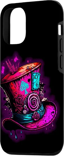 Miniatura 2 de Funda para iPhone 12/12 Pro We're All Mad Here Pink Steampunk Alicia en el país de las maravillas