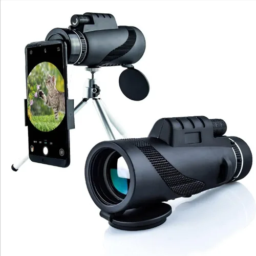 Miniatura 6 de Óptica zoom HD lente impermeable de alta definición monocular telescopio Spotting alcance portátil para senderismo caza 80x100
