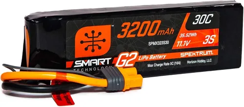 Spektrum 11.1V 3200mAh 3S 30C Smart LiPo G2: IC3, SPMX323S30