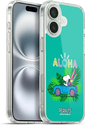 Miniatura 113 de Head Case Designs Peanuts Tropical Surf Snoopy Aloha Disco Gel Funda con licencia oficial [protección de grado militar] compatible con Apple iPhone