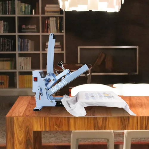 Miniatura 8 de Máquina de prensa de calor de 15.2 x 11.6 pulgadas, máquina de prensa de calor para camisetas con cajón deslizante para panel de control digital
