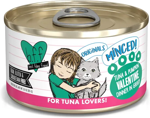 Miniatura 26 de Weruva BFF - Comida húmeda natural picada para gatos, atún y tilapia en pareja en gelatina, lata de 3 oz, paquete de 24