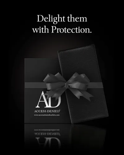 Miniatura 5 de Funda de cuero genuino para hombres y mujeres Funda para libro de cheques para duplicar cheques billetera RFID