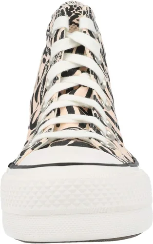Miniatura 6 de Converse - Chuck Taylor All Star Tenis de mujer altos de plataforma con diseño de leopardo