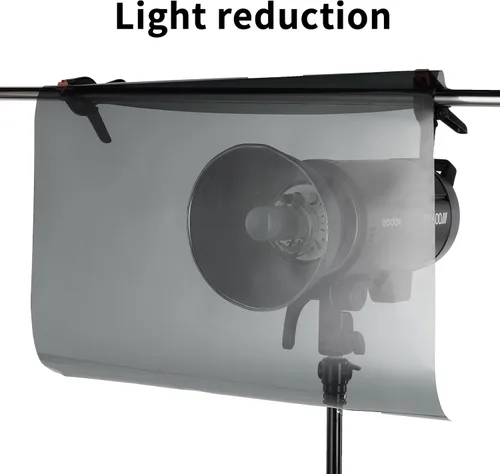 Miniatura 4 de Selens Kit de láminas de densidad neutra de 16 x 20 pulgadas ND6 ND9 para estudio fotográfico, linterna de video y fotografía con luz LED