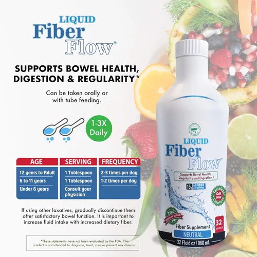 Miniatura 7 de Nutritional Designs Fibra líquida para niños: suplemento de fibra para niños, fibra prebiótica de inulina sin azúcar, mezcla de bebida de fibra