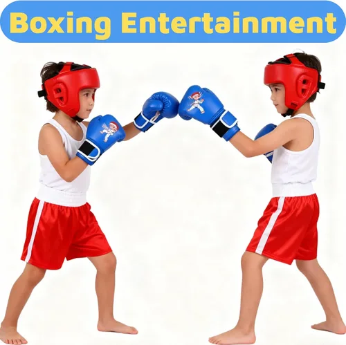 Miniatura 6 de Guantes de Boxeo para Niños Guantes de Boxeo para Niños Rojo Azul