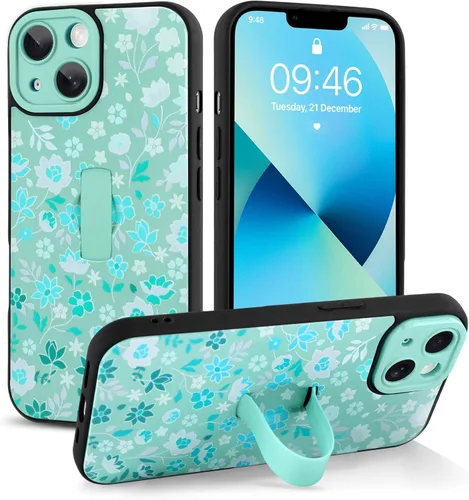 Miniatura 24 de Funda compatible con iPhone 17 Pro Max con correa de mano para los dedos, funda de teléfono con estampado de leopardo y guepardo para mujeres