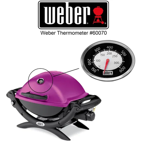 Miniatura 4 de Weber 60070 - Termómetro ovalado Q original