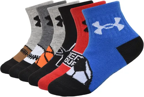 Under Armour Calcetines Quarter para Niña Azul