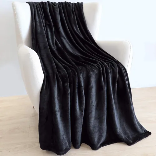 Miniatura 3 de TASTHROW - Manta decorativa de vellón de franela, grande, acogedora, ligera, gruesa, para todas las estaciones, adecuada para mujeres, hombres