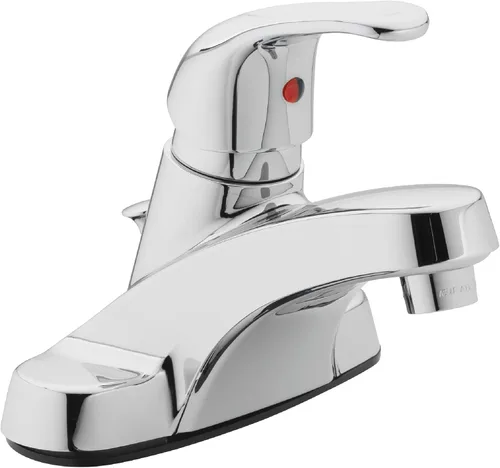 Miniatura 8 de Aqua Vista 10-B421-AV Grifo de lavabo de baño de dos manijas, cromo pulido con pomos redondos de acrílico Cromo pulido con pomos redondos acrílicos