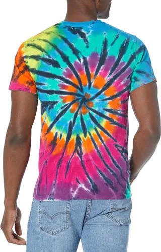 Miniatura 2 de Liquid Blue Camiseta Rainbow Spiral Streak para hombre