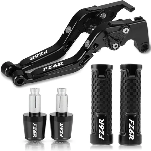 Palancas de embrague de freno de motocicleta para manillar Yamaha FZ6R FZ 6R FZ-6R 2009 2010 2011 2012 2013 2014 2015 2016 2017 (Color : 1)
