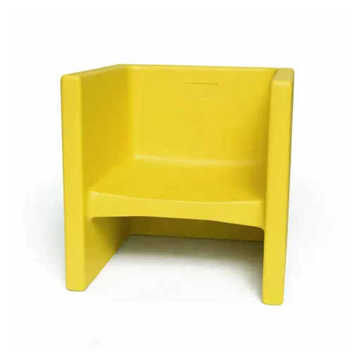 Miniatura 12 de Children's Factory Silla cúbica 3 en 1 para niños, muebles de aula de asientos flexibles, paquete de 1, color verde