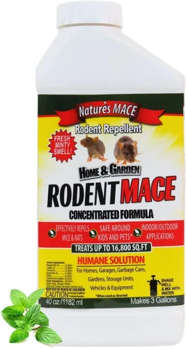 Miniatura 10 de Nature's MACE Repelente de roedores concentrado de 5 galones, cubre 10 acres, repele ratones y ratas, mantiene ratones, ratas y roedores fuera