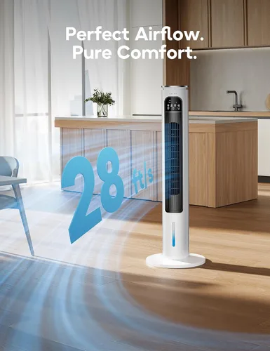 Miniatura 2 de Unidad de aire acondicionado portátil sin ventanas con control remoto, enfriador de aire evaporativo sin ventilación de 37 pulgadas, enfriador