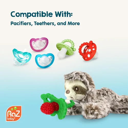 Miniatura 8 de RaZbaby JollyPop - Chupete con chupete desmontable para bebé, RaZbuddy para todas las edades, 100% silicona de grado médico fabricado en Estados