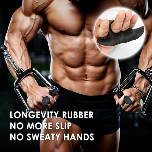 Miniatura 6 de Agarres de entrenamiento antideslizantes, 4 protectores ergonómicos de manos para hombres y mujeres, portátiles y transpirables, guantes
