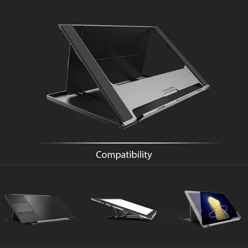 Miniatura 5 de HUION ST200 Soporte ajustable para tableta de dibujo, soporte para computadora portátil de 10-16 pulgadas, tableta, monitor de dibujo