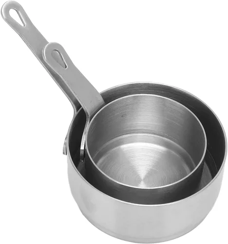Miniatura 5 de 2 tazas de salsa de acero inoxidable 304 apilables con diseño de mango para banquetes al aire libre, picnics al aire libre, cuencos de condimentos
