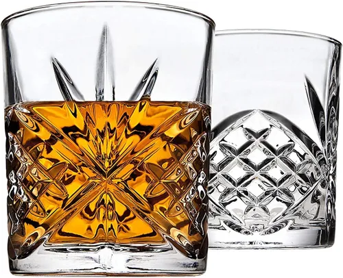 Miniatura 3 de Godinger Juego de decantador de whisky y barra de 6 vasos de whisky, para licor escocés y vino bourbon - Colección Dublin Crystal