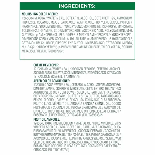 Miniatura 11 de Garnier Color de Cabello Nutrisse Crema Nutritiva, 43 Marrón Dorado Oscuro (Grano de Cacao) Tinte Permanente para el Cabello, 1 Unidad
