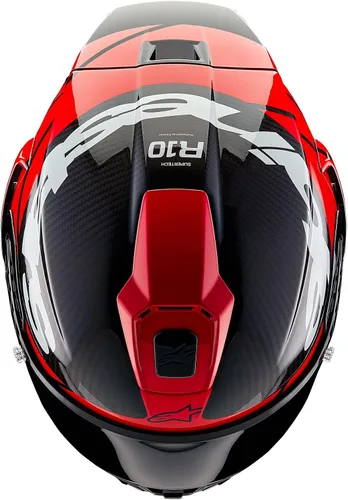 Miniatura 7 de Alpinestars Casco Supertech R10 Element, de fibra de carbono, diseño aerodinámico de cara completa, ventilación y seguridad, certificado DOT y ECE