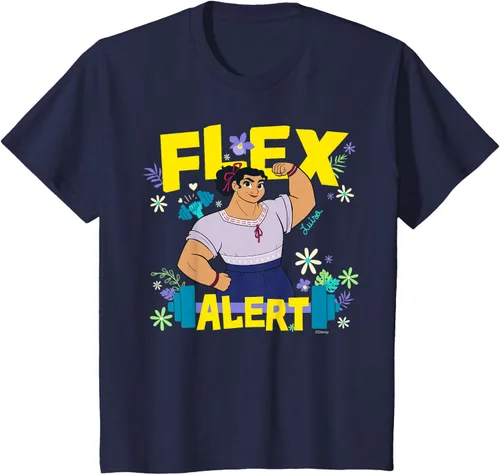 Miniatura 74 de Disney Encanto Luisa Madrigal Flex Alert Camiseta, Negro