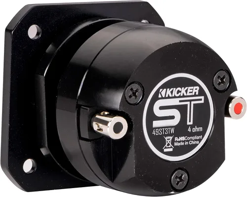 Miniatura 8 de KICKER 49ST3TW ST3TW Tweeter de bala de doble montaje de 1 pulgada de la serie Street Series, individual, 4 ohmios