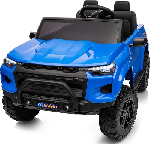 Hikiddo - vehículo de paseo de 24 V y 10 Ah para niños grandes, SUV eléctrico de 4x4 y 2 plazas para conducir con control remoto, motores de 4x200W