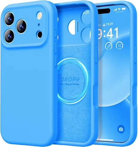 Miniatura 331 de LOVE 3000 Compatible con Funda para iPhone 15, [Cámara de Cobertura Completa de Silicona Suave] [Protección contra Caídas de 8 pies], Forro de Negro
