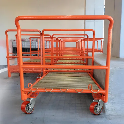 Miniatura 7 de Ruedas industriales de 4 x 2 pulgadas, ruedas resistentes, ruedas de poliuretano, capacidad de hasta 3200 libras. Uso para camión de plataforma