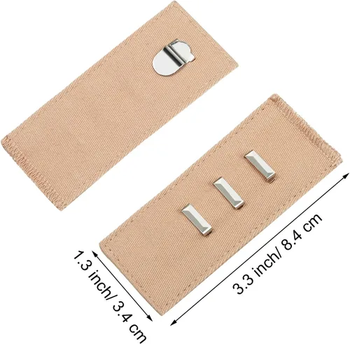 Miniatura 2 de Extensores de cintura de los pantalones mtlee 10 piezas con gancho de metal para pantalones, Jeans, pantalones y falda