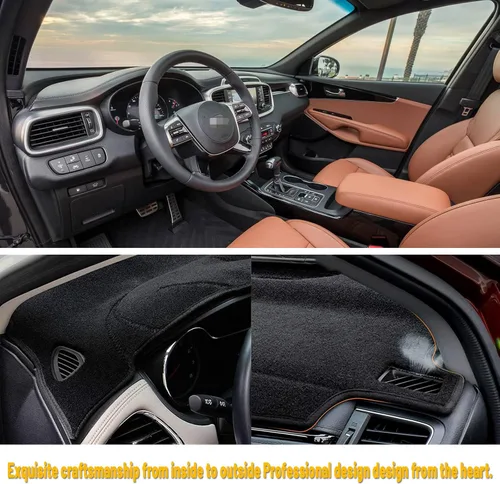 Miniatura 5 de Alfombrilla para salpicadero, ajustable, no deslizante, personalizada, compatible con Kia Sorento 2016 2017 2018 2019 2020 Protector para el sol
