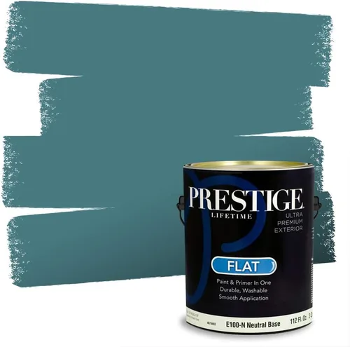 Miniatura 63 de PRESTIGE Pintura interior e imprimación en uno, azul cielo, semi-brillante, 1 galón