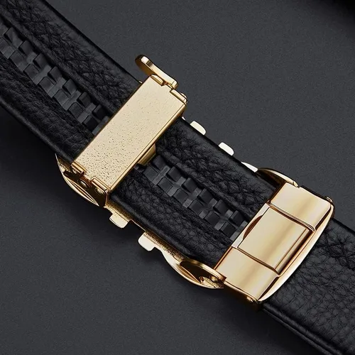 Miniatura 6 de VANNANBA Ratchet Leather Belt for MenFashion Belt Men Automatic Bucklewith Elegant Gift Box
