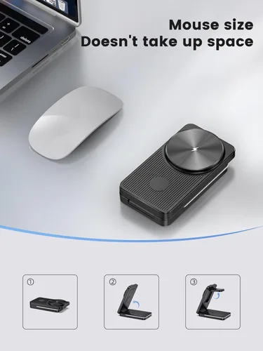 Miniatura 5 de Cargador inalámbrico magnético para Samsung Galaxy S26 Ultra, estación de carga inalámbrica 3 en 1 para Samsung Watch 8, soporte de cargador