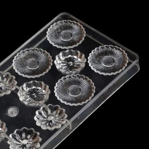 Miniatura 2 de Molde de Policarbonato para Chocolate Molde de Dulces DIY Plástico Duro Transparente Moldes para Hornear Herramientas de Repostería (19299)