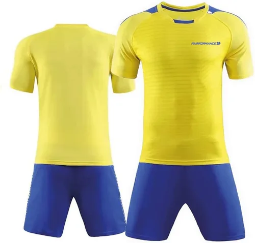 PAIRFORMANCE Premium Soccer Uniforms for Kids, Sizes 6-12, Boys and Girls Sports Activewear Color Shirts and Shorts