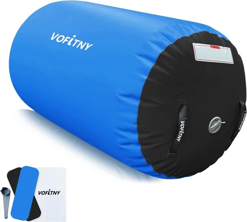 Miniatura 11 de VOFiTNY Gimnasia Equipo de Tumbling Barril de aire Inflable Octágono Vaso Rodillo Back Bend Trainer Animadoras Sin Bomba Menta nopump