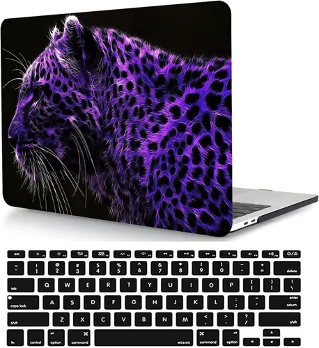 Miniatura 14 de Funda compatible con MacBook Air de 11 pulgadas, cubierta protectora de plástico y cubierta de teclado, grano de madera