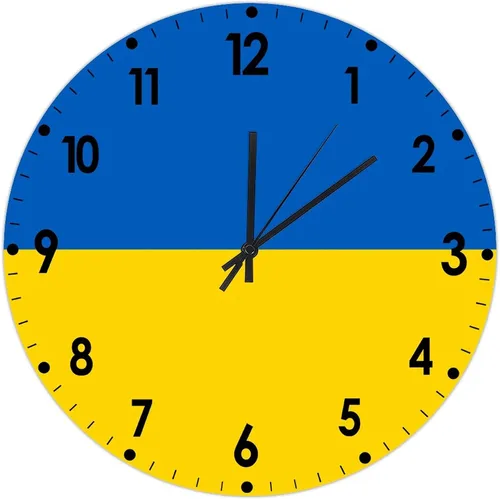 Miniatura 220 de Cheyan Reloj de pared con bandera de Canadá de 12 pulgadas, silencioso, sin tictac, de PVC, funciona con pilas, reloj redondo decorativo, regalo