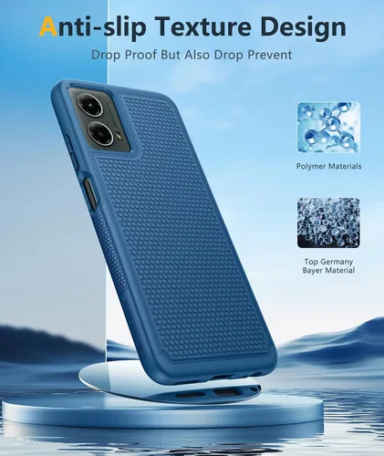 Miniatura 379 de FNTCASE Funda para iPhone 17 Pro: Fundas delgadas translúcidas de color azul claro compatibles con MagSafe, protección completa de la cámara